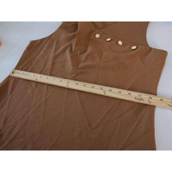 DKNY Women's Petites Mixed Media Casual Blouse PXL - Picture 5 of 8